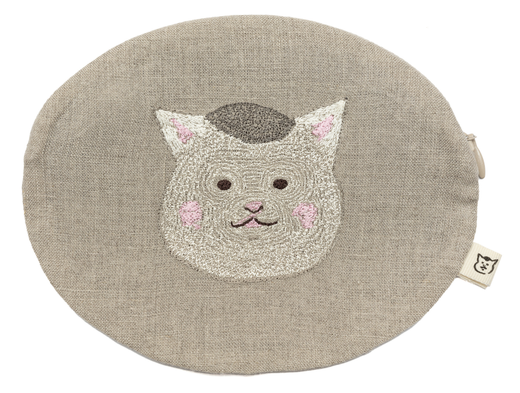 きょうの猫村さん」を刺繍したクッションやポーチが発売、コーラル 