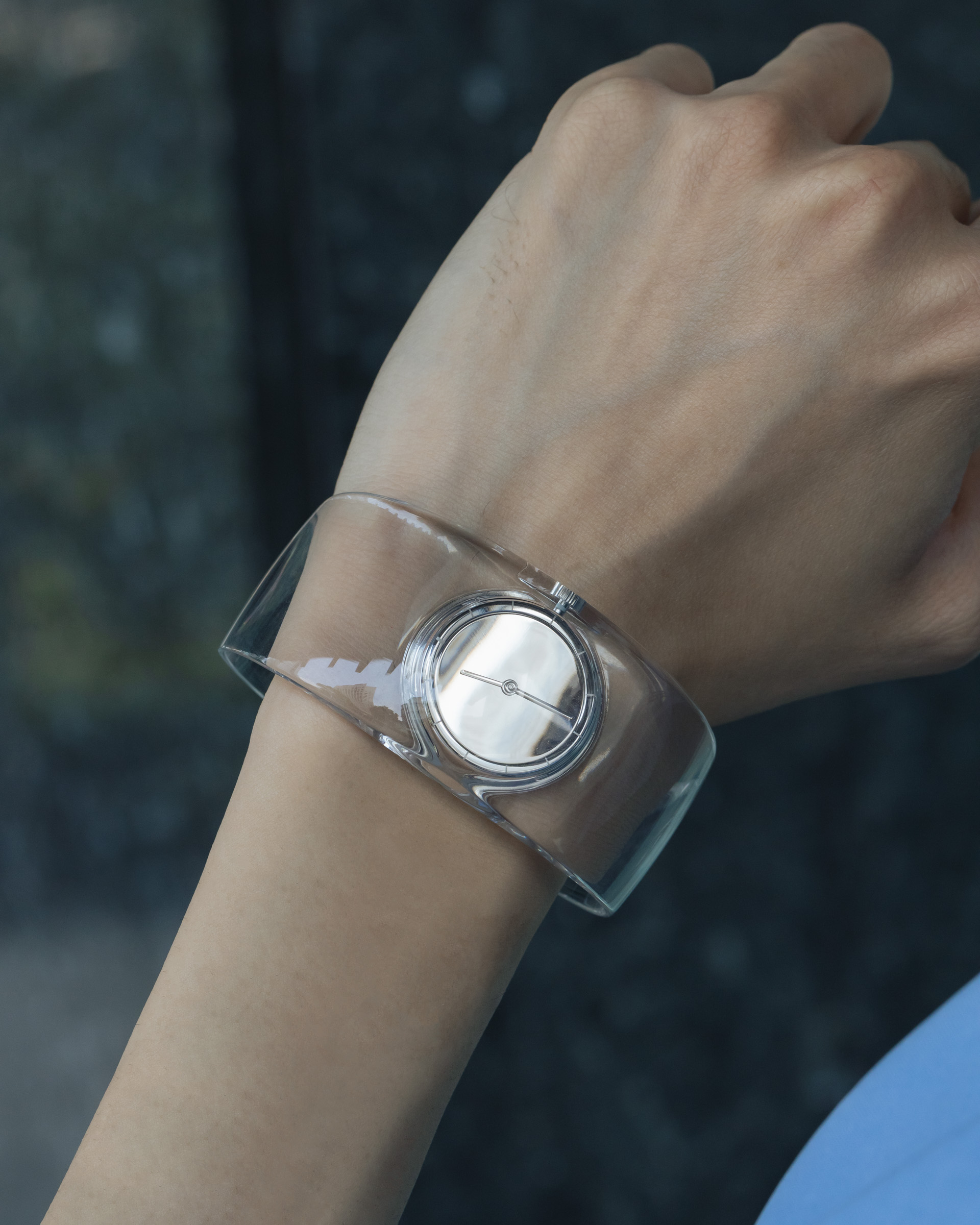 イッセイミヤケ 腕時計　O　オー　透明　新品未使用O トケイ 腕時計(アナログ) 通販値下
