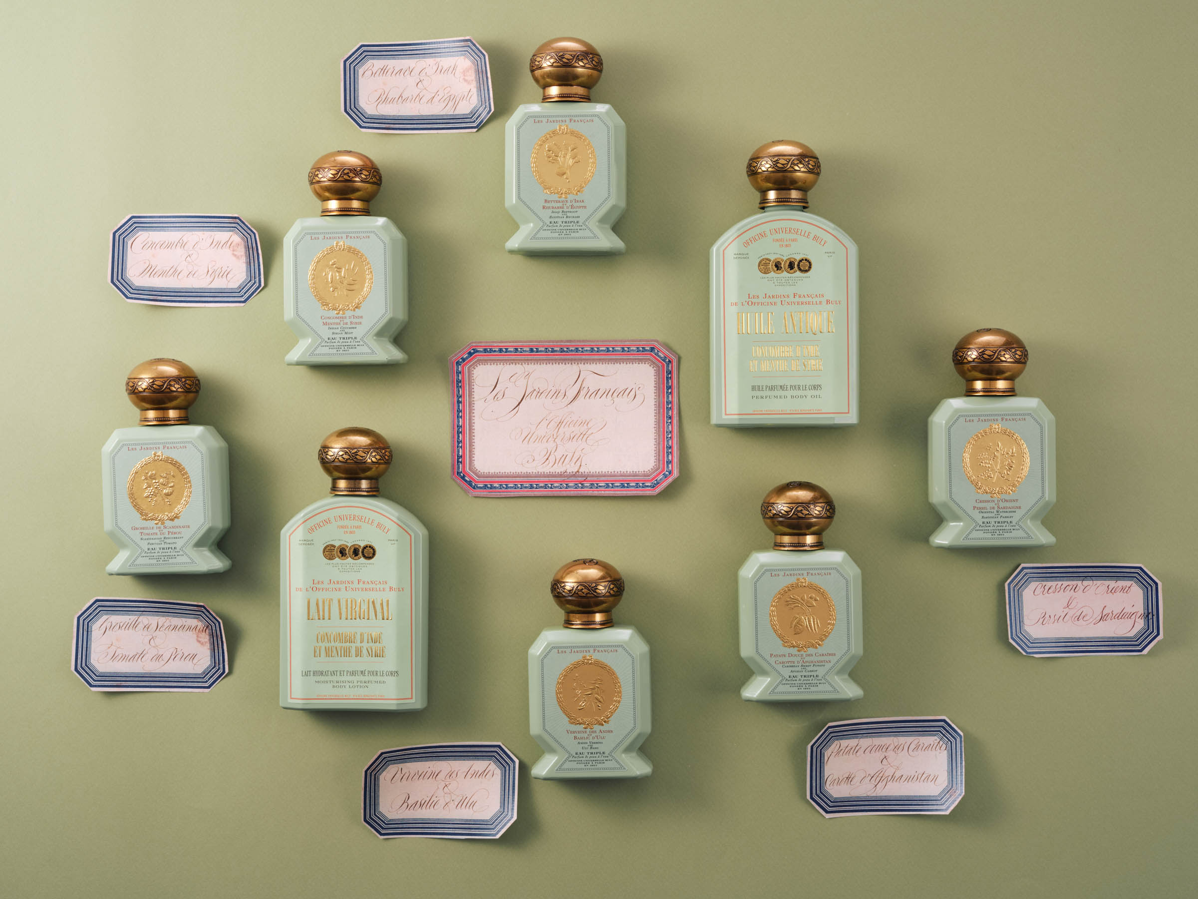 ビュリー」の“菜園の香り”を表現したコレクションからボディケア製品が登場