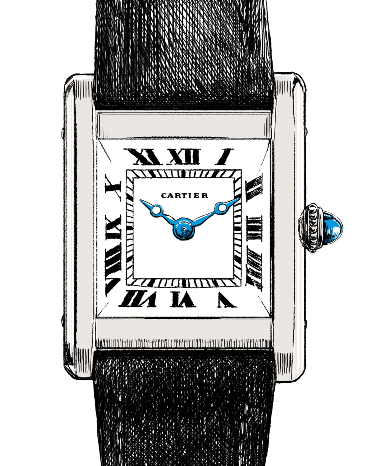 shinji abe cartier tank